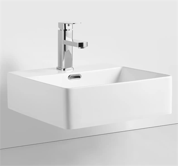Lavabo Boxo 420 håndvask 42 x 42 cm m/hanehul, hvid